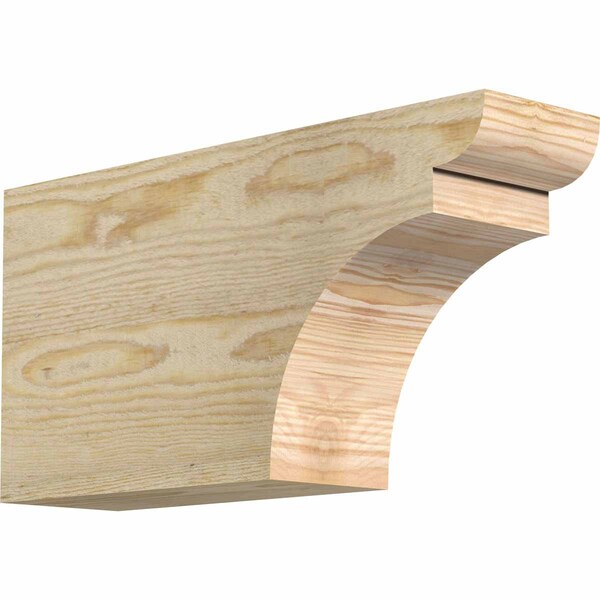 Ekena Millwork Yorktown Rough Sawn Rafter Tail, Douglas Fir, 4"W x 8"H x 16"L RFT04X08X16YOR00RDF - main